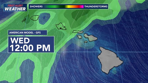 First alert forecast: Flood watch issued for Kauai, Oahu ahead of heavy rain and isolated thunderstorms