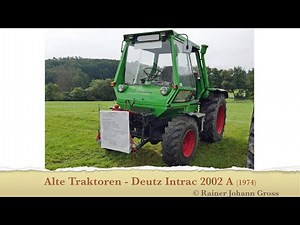 Alte Traktoren - Deutz Intrac 2002 A (1974)