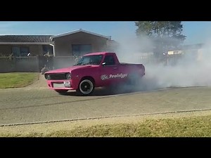 TUNED 13B ROTARY SWAPED NISSAN CHAMP CRAZY BURNOUT