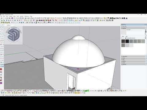 Dome Making in sketchup