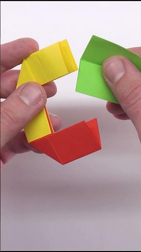 How to make Paper Slinky Spring - Antistress toy #origami