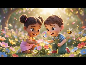 Flowers Everywhere 🌸 | A Magical Garden Song for Toddlers | Preschool Learning Songs