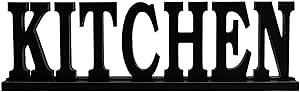 Amazon.com: Kitchen Sign for Home Decor, Wooden Kitchen Block Letters Rustic Tabletop Words Decor (Kitchen) : Home & Kitchen