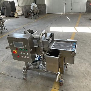 [Hot Item] Chicken Meat Nuggets Burger Battering Machine