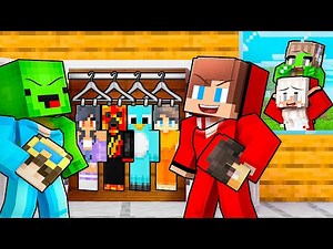 JJ and Mikey Can Shapeshift Into POPULAR YOUTUBERS To PRANK Family in Minecraft - Maizen