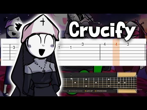 Crucify - Friday Night Funkin' vs Fever - Guitar tutorial (TAB)