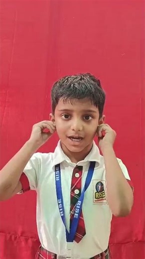 Anirudh | Kids Explaining Body Parts – Easy Learning | Rise Play School, Kakinada