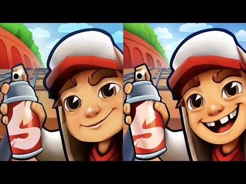 Subway surfers classic 🆚 Roblox Subway surfers Map Comparison