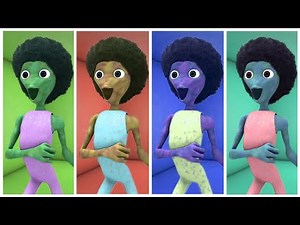 Funny Green Alien Dance | Dame Tu Cosita in HD | For Kids