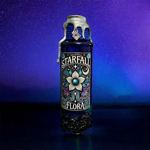 Starfall Flora Mystical Potion Bottle: Witchy Home Decor - Etsy