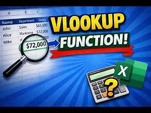 VLOOKUP Function in Excel | Step-by-Step Tutorial for Beginners