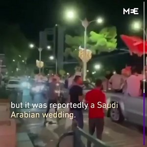 183K views · 2.8K reactions | Turkish citizens attack an Arab wedding convoy in the city of Urfa, in southeastern Turkey. Turkish media reported that the convoy of cars, bearing flags with Arabic words, disturbed the residents of the area with the sounds of horns and Arab songs. Right groups are warning of rising anti-Arab and anti-Syrian sentiment in Turkey #Turkey #türkiye | Middle East Eye | Facebook