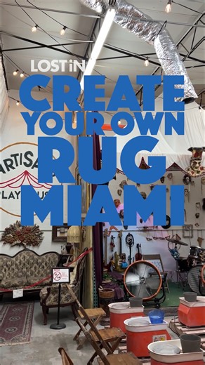 Ever wanted to design your own rug from scratch? At Artisans Playhouse in Miami, you actually can. This hands-on tufting studio lets you create a custom rug—no experience needed. Choose your design, pick your colors, and spend a few hours learning the craft from local artists. It’s part DIY therapy, part design flex—and you’ll walk out with something that’s truly one of one. Booking ahead is recommended (slots fill fast). Great for creative dates, group hangs, or solo escapes. #LOSTiNmiami #Mode
