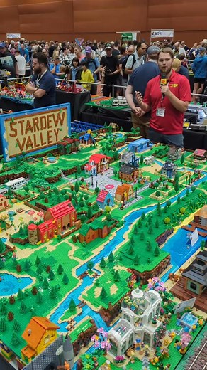 Huge LEGO Stardew Valley by Steve Jensen #lego #stardewvalley | Lego building