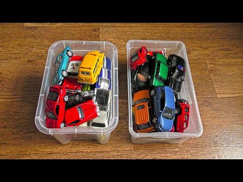 Boxes Full of Various Cars 4k video