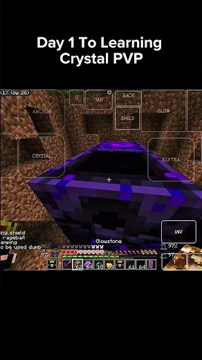 Day 1 To Learning Crystal PVP in mojo launcher #minecraft #montage #cpvp