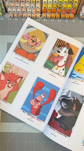 New Hachette Disney Coloring Book Review 🎨 Magic Reveal! #coloring #shorts