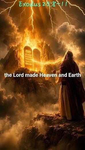 🔥 The Fourth Commandment — Exodus 20:8–11