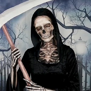 12K views · 95 reactions | Watch as Katherine Cole becomes the Grim Reaper through a truly awesome paint and makeup transformation. What's your Halloween costume this year?  Credit: IG KatCole Body Art | Spotlight | Facebook