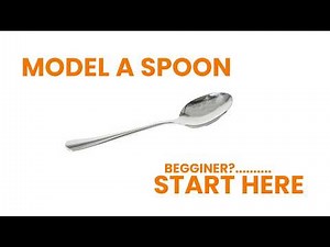 Blender Beginner Tutorial: Model a Realistic Spoon from Scratch (Step-by-Step Practice)
