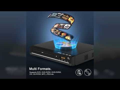 Review: DVD Players for TV with HDMI,Plays All Regions and Formats,CD Player for Home,Support ...