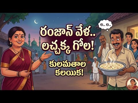🌙💫🧕రంజాన్ వెళ..లచ్చక్క గోల! 🌙|#ramzan #allah #festival #family #lachakka #story #telugu #animation