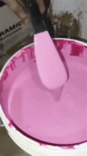 Wallmaster Exterior Emulsion Base Color Making | Paint Mixing Machine #shortsvideo #painting #satisf