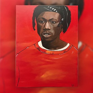 838 reactions · 157 shares | "And this feels like a VICTORY." Joey Bada$$ portrait by Sahle Jack #GreenLabelLiveArt | Green Label | Facebook