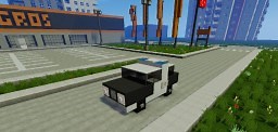 Building a Police car Minecraft Map