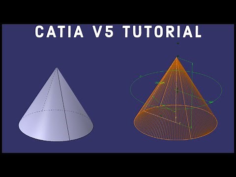 CATIA V5 Tutorial #5 | Cone | Beginner