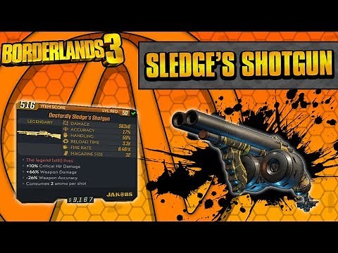 Borderlands 3 | Sledge's Shotgun Legendary Weapon Guide (The Legend Still Lives!)