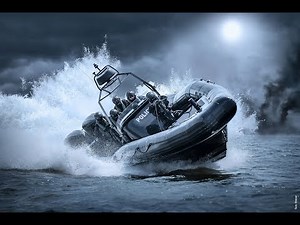 PALFINGER BOATS - PB 1100 G RIB W Ullman Aero Dynamic console + Patrol & Echelon