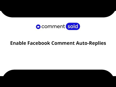 How to enable Facebook Comments Auto Replies?