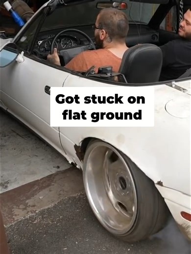 stance cars are rice. getting stuck on flat pavement is cringe #miata #jdm #fail