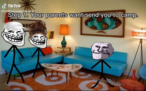 The Camp: Creepy Trollface Horror