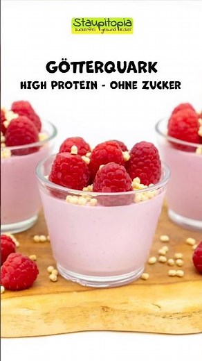 Low Carb Götterquark ohne Zucker 🍓| High Protein & Kalorienarm