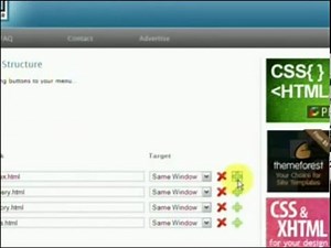 How to create Drop Down Menu with KompoZer