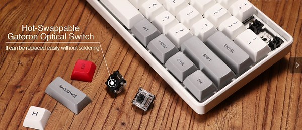 Watch Affordable Hotswap Custom Mechanical Keyboard- YUNZII SK61 on Amazon Live
