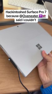 Transforming Surface Pro 7 into a Hackintosh
