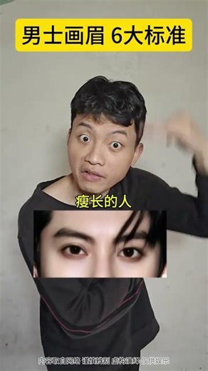 Six major standards for Men s eyebrow drawing#Painted eyebrows
