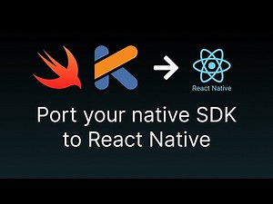 Make or port your SDK to react native