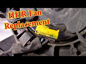 Replacing the Cooling Fan in a HHR for no reason.