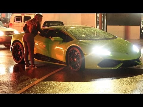 Homeless Man with a LAMBORGHINI Gold Digger Prank! (Social Experiment)