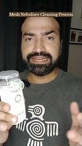 How To Clean Mesh Nebulizer #nebulizer #hack #medisign #viral #doctor
