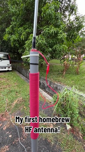 Antena HF Vertikal Homebrew Pertama Saya