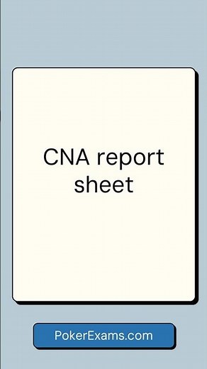 CNA Report Sheet Guide | Step-by-Step Documentation for Nursing Assistants#nursingskills #cna