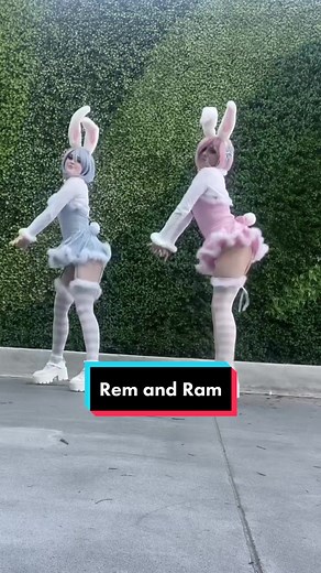 Rem and Ram love to hop 😝 #rezero #rezerocosplay #rezerorem #rezeroram #rezeroremcosplay #rezeroramcosplay #rezeroremcosplayer #rezeroramcosplayer #rem #ram #remandram #remram #bunnygirl #bunnygirls #bunnygirlcosplay #bunnygirlcosplayer #momocon #momocon2023 #cosplaydance #cosplaydancers
