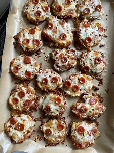 Crispy Pizza Smashed Potatoes