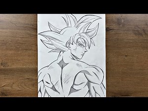 How to Draw Goku Step by Step | Dragon Ball Super Sketch Tutorial