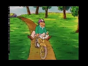 Arthur: Francine’s dad screaming enthusiastically on Francine’s new bicycle in different speeds